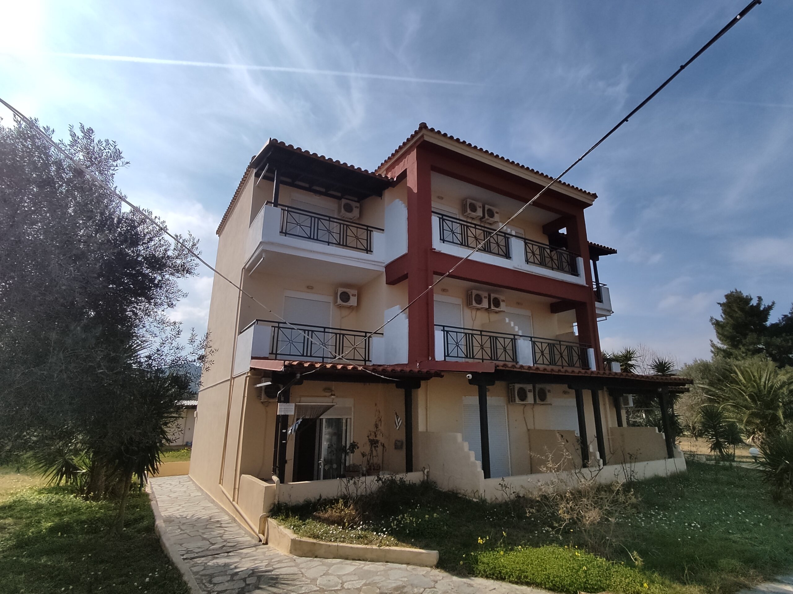 Vila Ikonomu studios Pefkohori leto